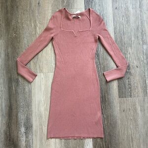NWT A&F ribbed long sleeve midi bodycon dress